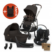 eGazelle 4in1 All Weather +AMYA - Chocolate Brown/Moon Black Chocolate Brown/Moon Black